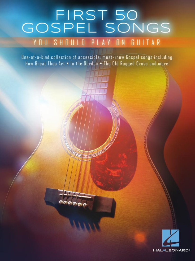 First 50 Gospel Songs You Should Play on Guitar - Book