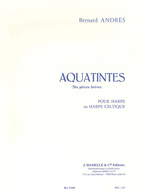 Alphonse Leduc - Aquatintes Pour Harpe - Andres - Harp - Sheet Music