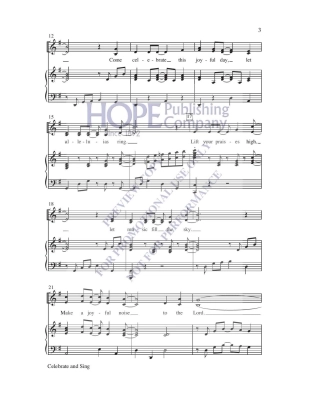 Celebrate and Sing - Raney - SATB