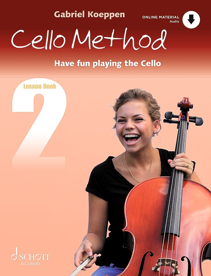 Cello Method, Lesson Book 2 - Koeppen - Cello - Book/Audio Online