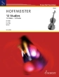 Schott - 12 Etudes for Viola - Hoffmeister\/Birtel - Viola - Book