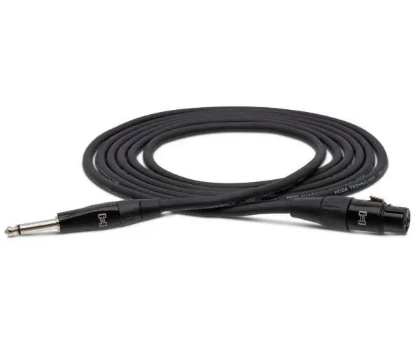 REAN XLR3F to 1/4\'\' TS Pro Microphone Cable - 10\'