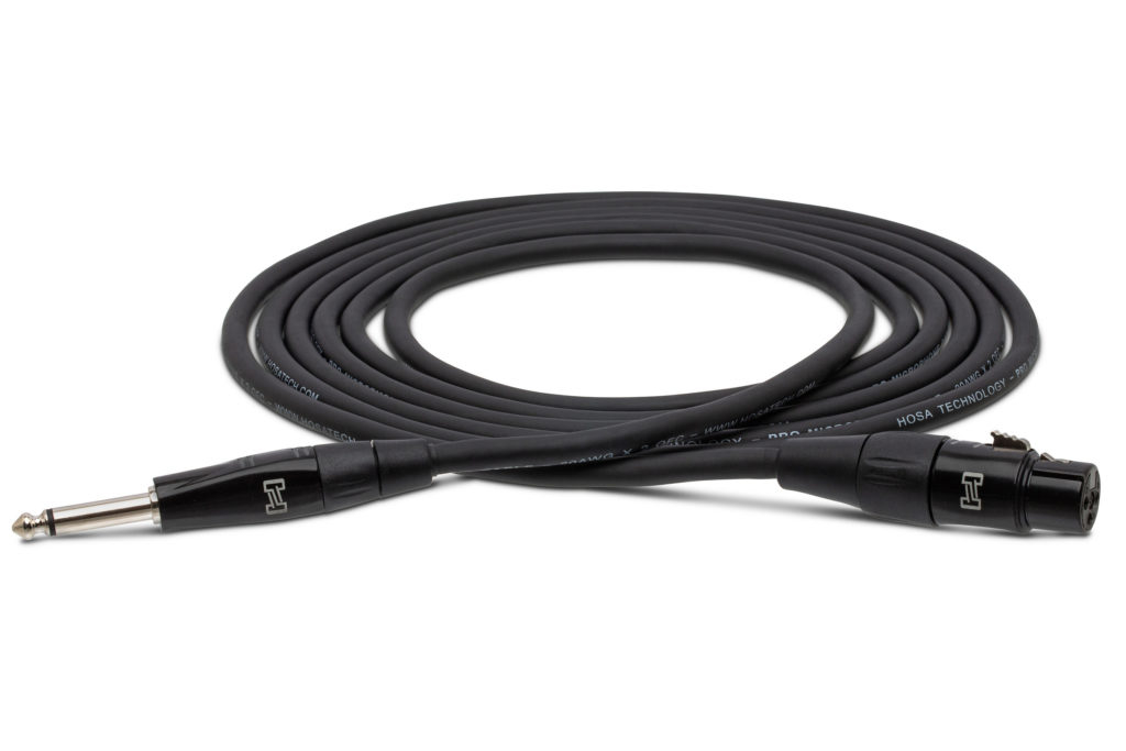 REAN XLR3F to 1/4\'\' TS Pro Microphone Cable - 10\'