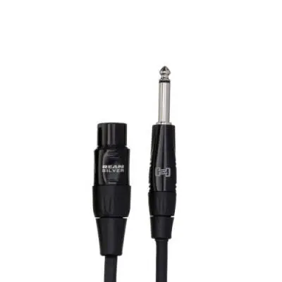 REAN XLR3F to 1/4\'\' TS Pro Microphone Cable - 10\'