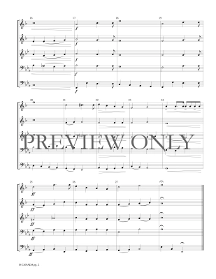 O Canada (2 keys) - Lavallee/Bray - Brass Quintet - Score/Parts