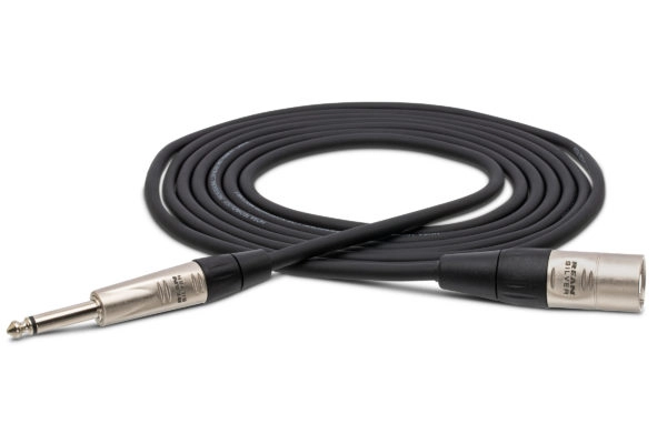 REAN 1/4\'\' TS to XLR3M Pro Unbalanced Interconnect - 3\'