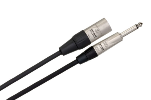 REAN 1/4\'\' TS to XLR3M Pro Unbalanced Interconnect - 3\'