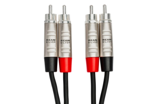 Dual REAN RCA to Dual REAN RCA Pro Stereo Interconnect - 5\'