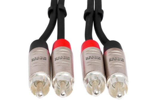 Dual REAN RCA to Dual REAN RCA Pro Stereo Interconnect - 100\'