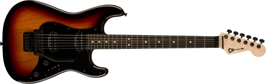 Charvel Guitars - Pro-Mod So-Cal Style 1 HH FR E, Ebony Fingerboard - Three-Tone Sunburst