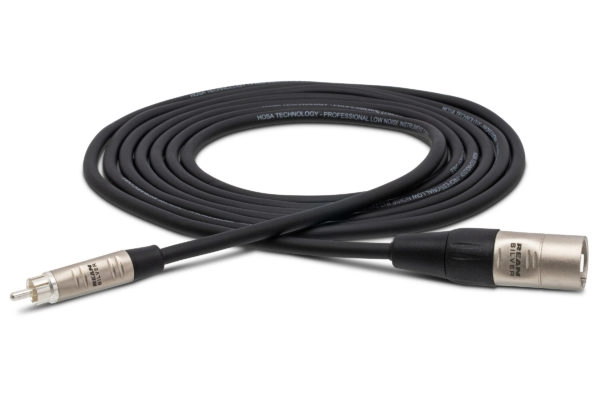 REAN RCA to XLR3M Pro Unbalanced Interconnect - 3\'