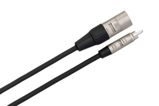 REAN RCA to XLR3M Pro Unbalanced Interconnect - 3\'