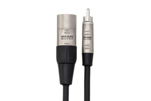 REAN RCA to XLR3M Pro Unbalanced Interconnect - 3\'