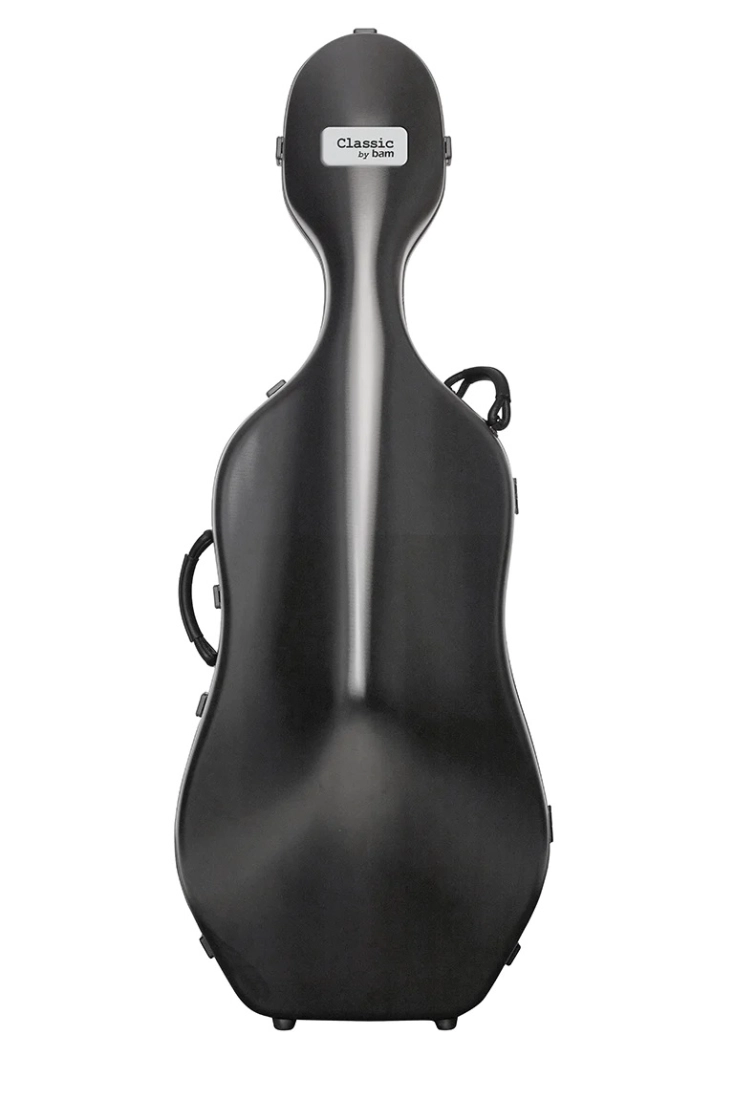 Classic Cello Case with Wheels - Black