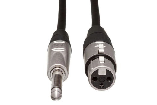 REAN XLR3F to 1/4\'\' TS Pro Unbalanced Interconnect - 20\'