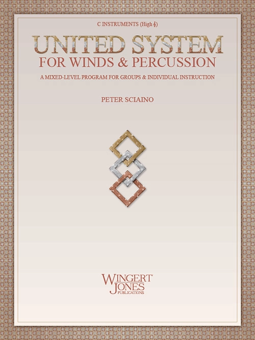 United System for Winds & Percussion - Sciaino - C Instruments (High T.C.) - Book