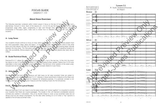 United System for Winds & Percussion - Sciaino - C Instruments (High T.C.) - Book