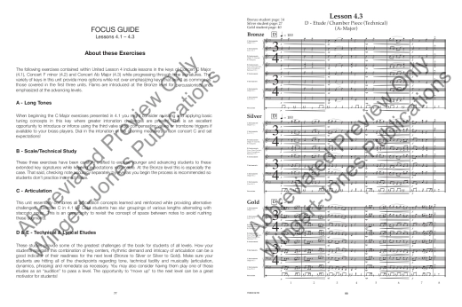 United System for Winds & Percussion - Sciaino - C Instruments (High T.C.) - Book