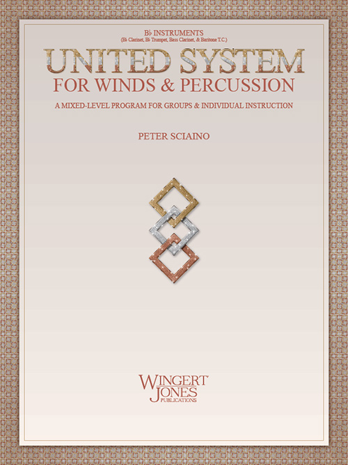 United System for Winds & Percussion - Sciaino - Bb Instruments - Book