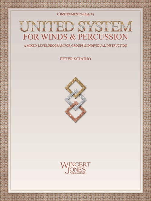 United System for Winds & Percussion - Sciaino - C Instruments (High B.C.) - Book