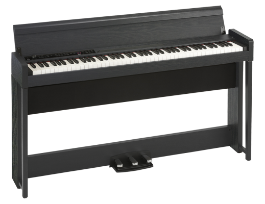 Korg - C1 Air Digital Piano w/Speakers and Stand - Black Wood Stain