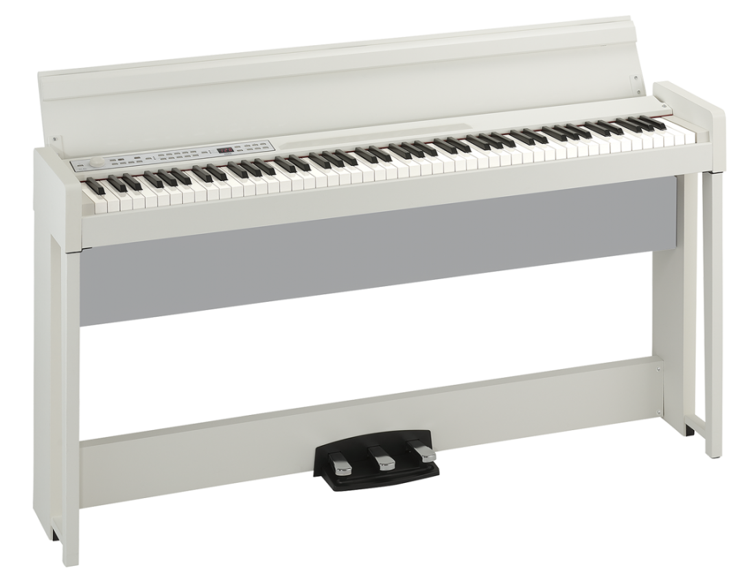 C1 Air Digital Piano w/Speakers and Stand - White