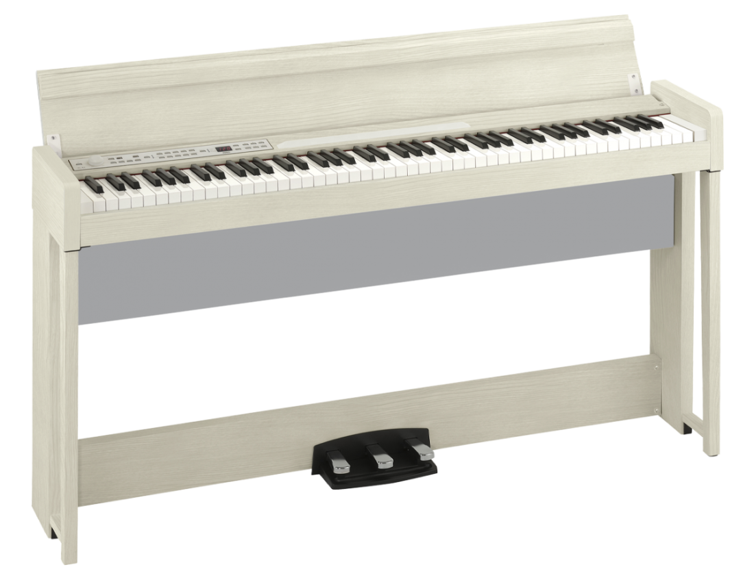 C1 Air Digital Piano w/Speakers and Stand - White Ash