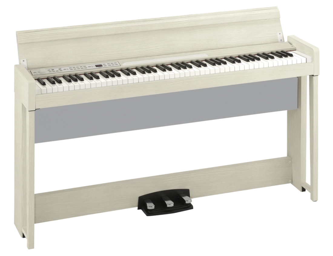 C1 Air Digital Piano w/Speakers and Stand - White Ash