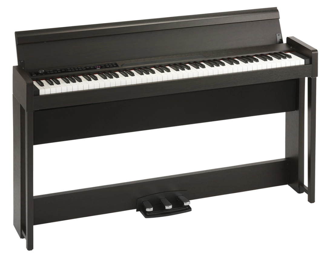 C1 Air Digital Piano w/Speakers and Stand - Brown