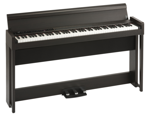 C1 Air Digital Piano w/Speakers and Stand - Brown