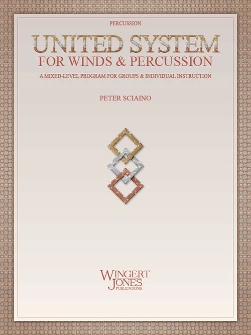 United System for Winds & Percussion - Sciaino - Percussion - Book