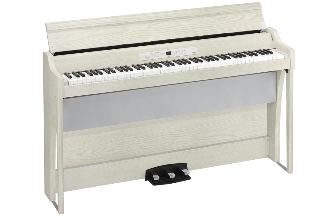 G1 Air Digital Piano w/Speakers and Stand - White Ash Wood Grain