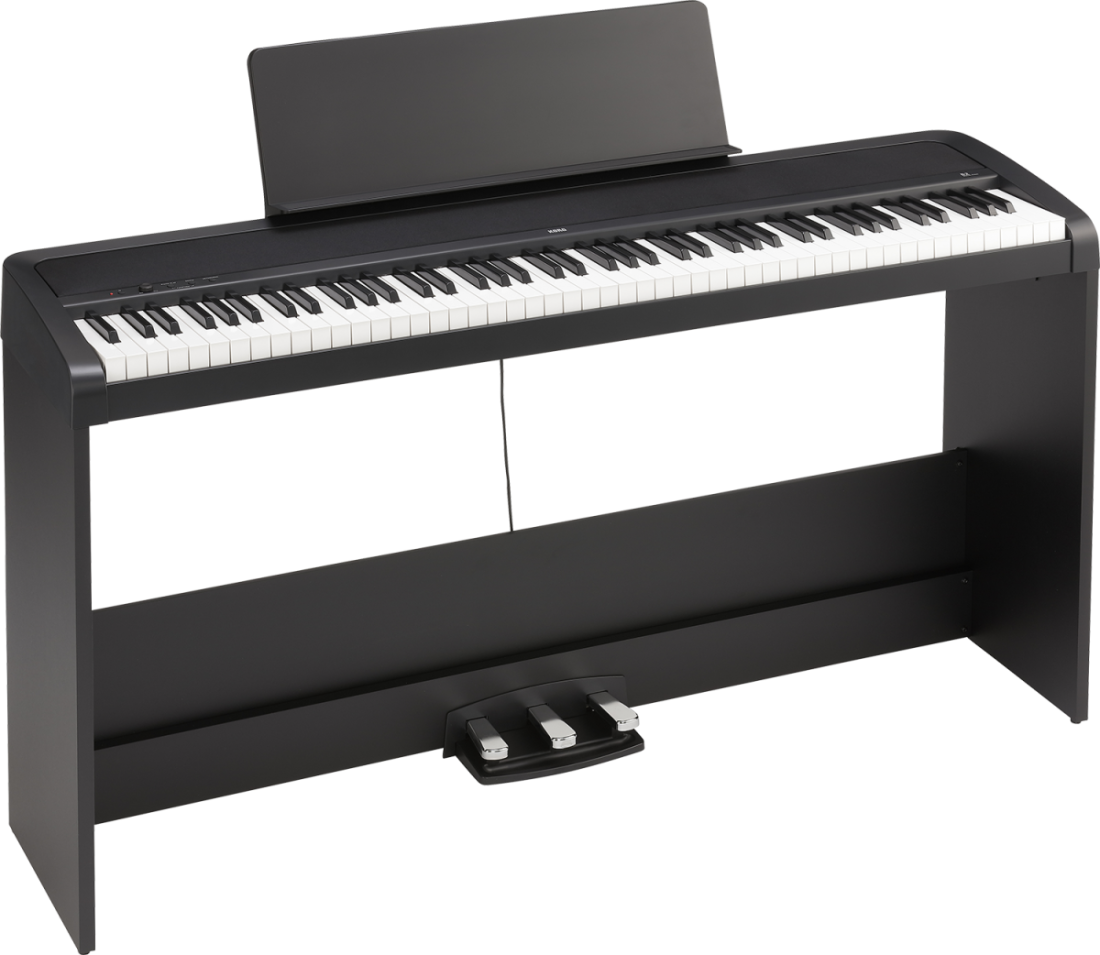 B2SP Digital Piano with Stand and Pedals - Black