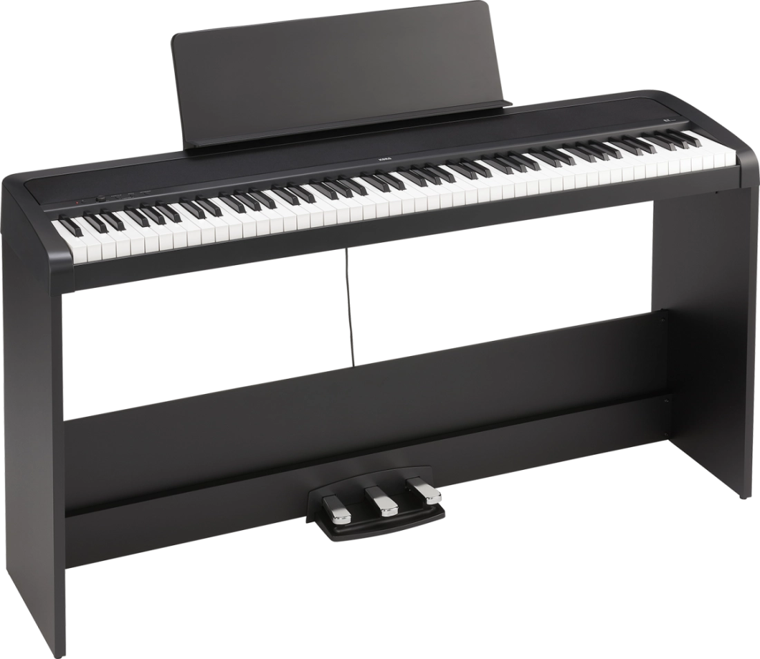 B2SP Digital Piano with Stand and Pedals - Black