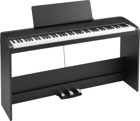 Korg - B2SP Digital Piano with Stand and Pedals - Black