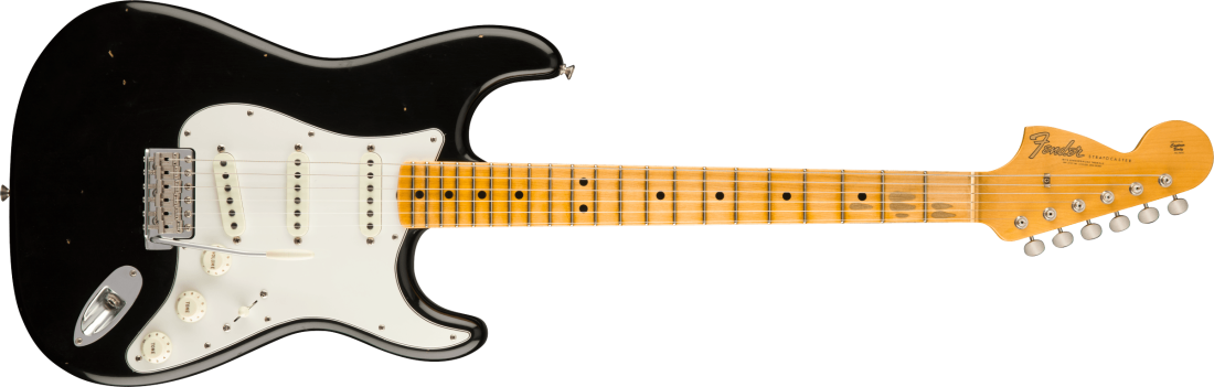 Jimi Hendrix Voodoo Child Stratocaster Journeyman Relic, Maple Fingerboard - Black