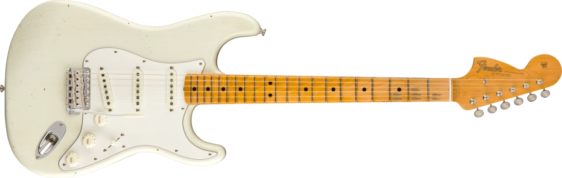 Jimi Hendrix Voodoo Child Stratocaster Journeyman Relic, Maple Fingerboard - Olympic White