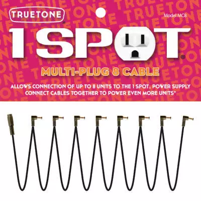 Truetone - 1 Spot Multi-Plug 8 Cable