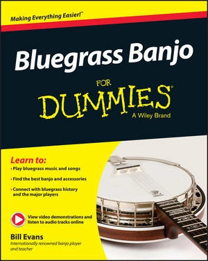 Bluegrass Banjo For Dummies - Evans - Book/Media Online