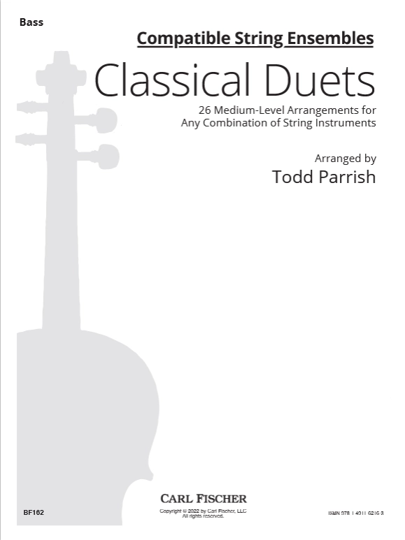 Compatible String Ensembles: Classical Duets - Parrish - Double Bass - Book