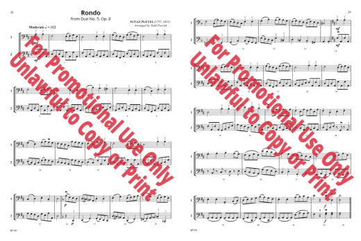 Compatible String Ensembles: Classical Duets - Parrish - Cello - Book