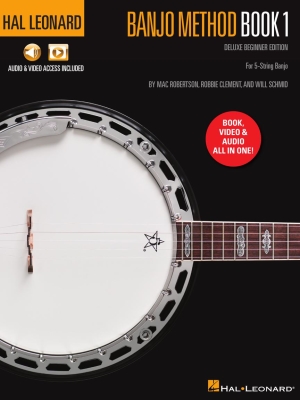 Hal Leonard Banjo Method, Book 1 (Deluxe Beginner Edition) - Schmid /Robertson /Clement - Banjo - Book/Media Online