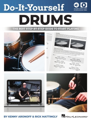 Hal Leonard - Do-It-Yourself Drums - Aronoff/Mattingly - Drum Set - Book/Media Online