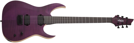 Schecter - John Browne Tao-6 Electric Guitar - Satin Trans Purple