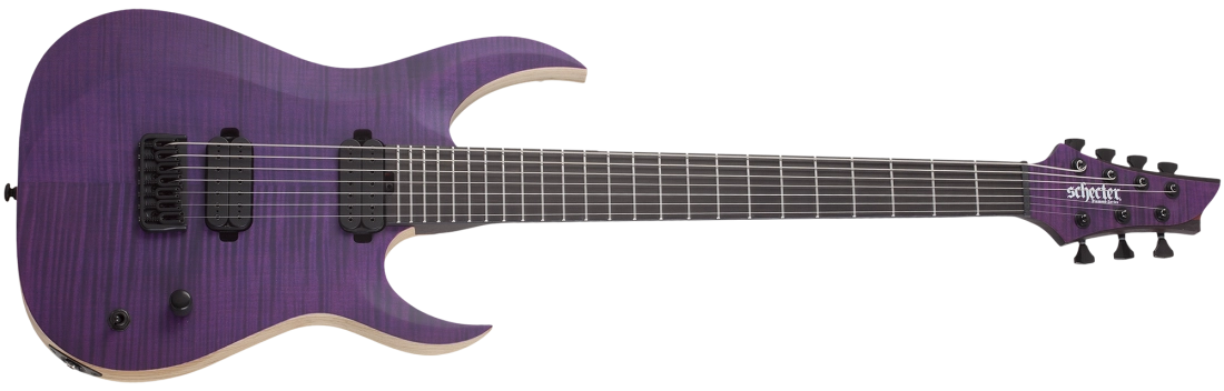 John Browne Tao-7 7-String Electric Guitar - Satin Trans Purple