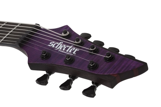 John Browne Tao-7 7-String Electric Guitar - Satin Trans Purple