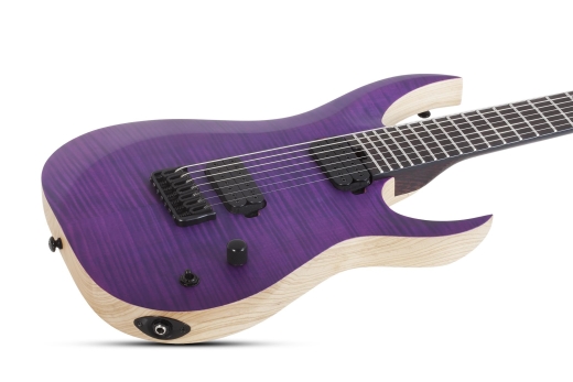 John Browne Tao-7 7-String Electric Guitar - Satin Trans Purple