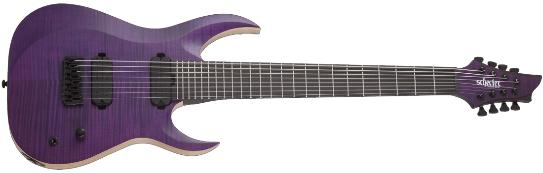 John Browne Tao-8 8-String Electric Guitar - Satin Trans Purple