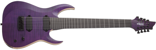 Schecter - John Browne Tao-8 8-String Electric Guitar - Satin Trans Purple