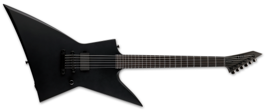 ESP Guitars - LTD EX Black Metal Electric Guitar - Black Satin